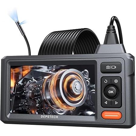 DEPSTECH ファイバースコープ トリプルレンズ 1080P 5インチIPS