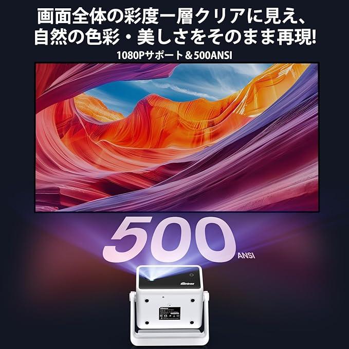 135°回転・電動フォーカス 500ansiルーメンスタンド一体型