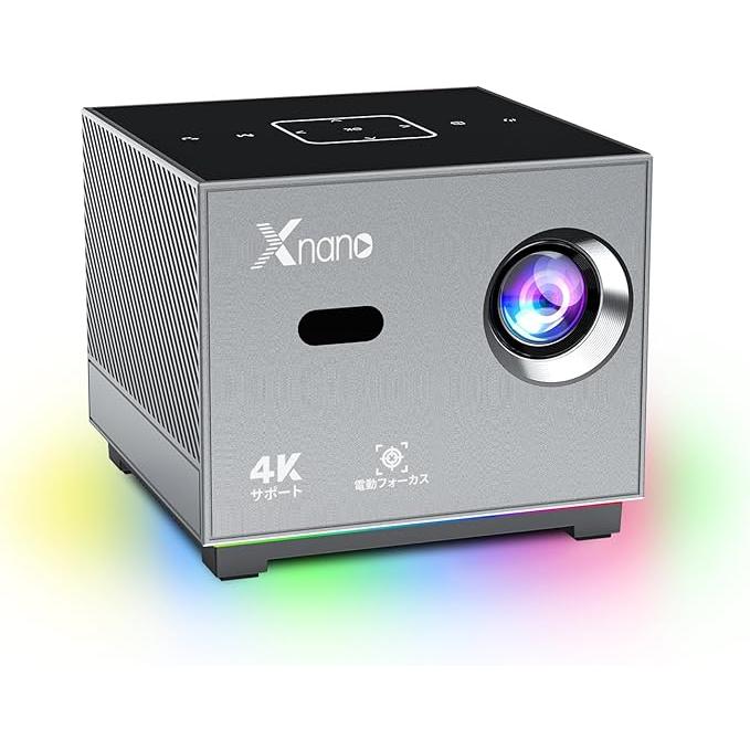 プロジェクター 小型 家庭用 電動フォーカス 1080P 4K対応 ホーム