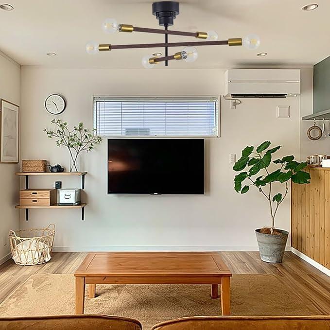 シーリングライト おしゃれ 北欧 6灯 LED対応 リビング ダイニング