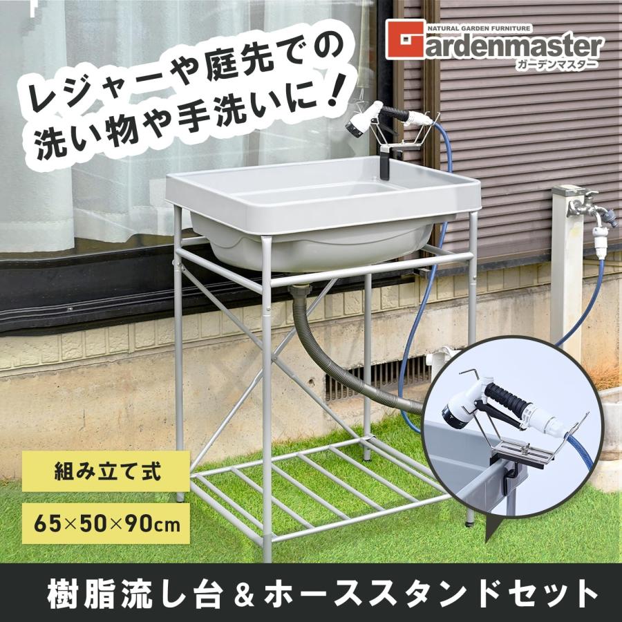 シンクのみとホース2セット (台はついていません) KP2-900 二槽シンク