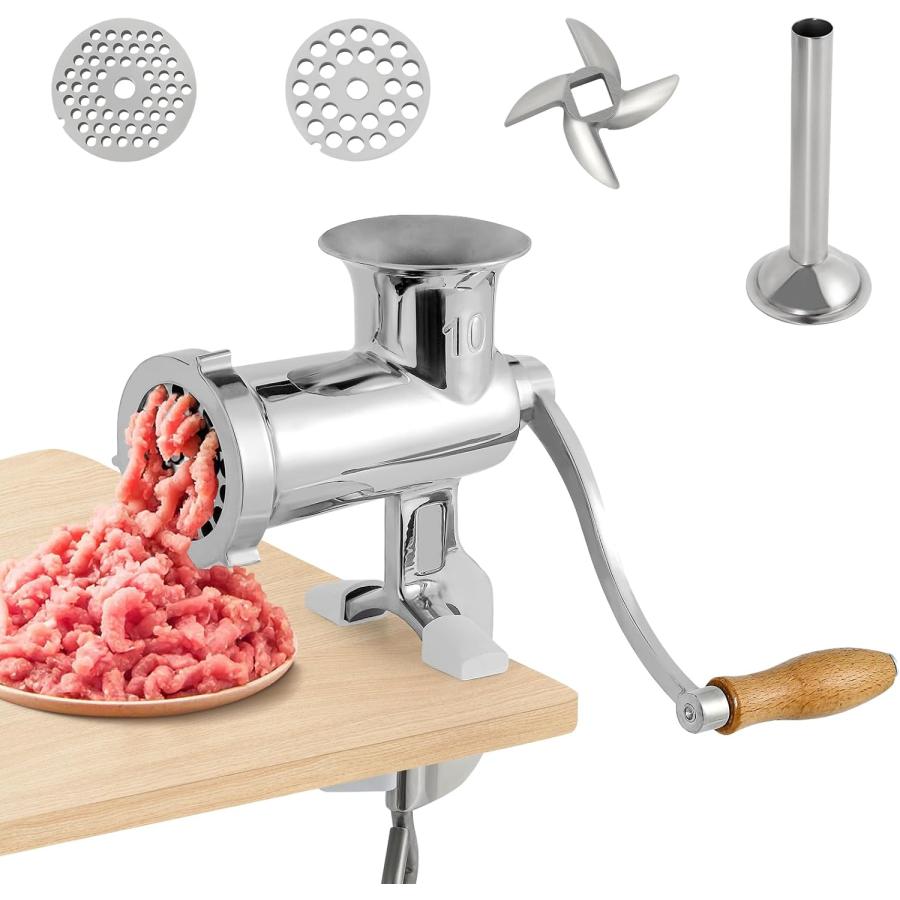 手動ミンサー ミンチ機 ひき肉機 肉挽き/腸詰め/みじん切り/野菜ひき