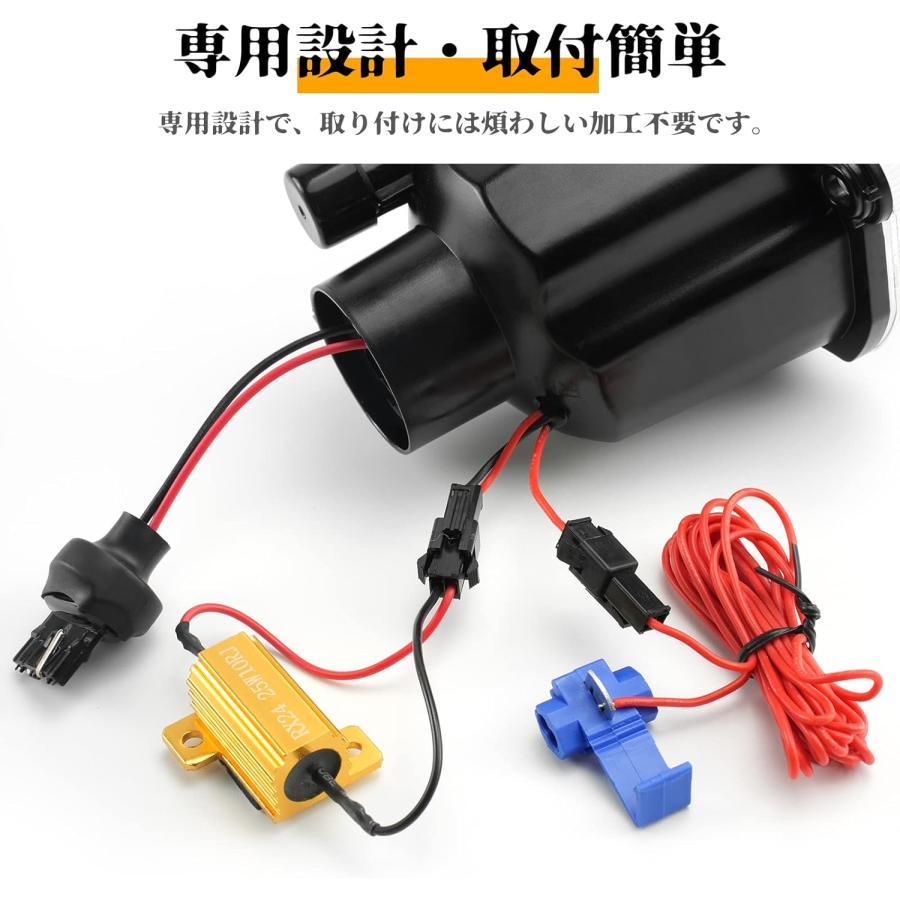 スズキ適用 ジムニー JB64W シエラ JB74W フロントウインカー LED ディライト機能付き シーケンシャル ウインカーポジションキット 高輝度 スモークレンズの画像