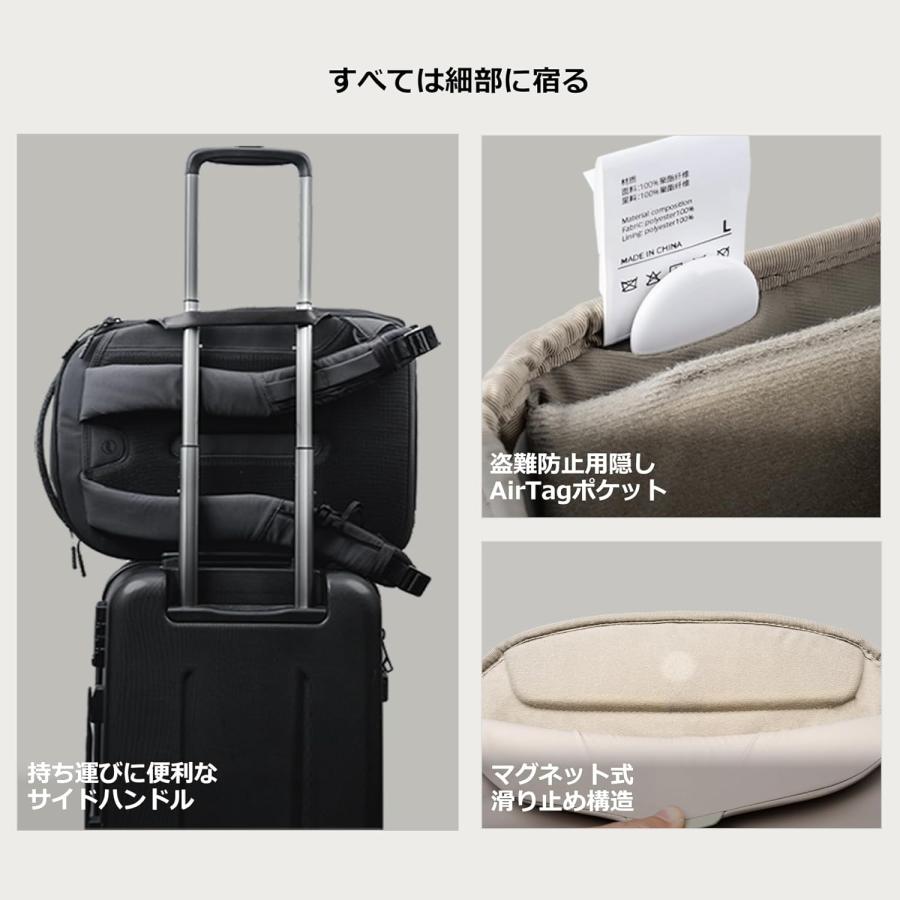 撥水加工のハードシェルカメラバッグ ショルダータイプ TARION 9L カメラバッグ ハードシェルショルダー 二層