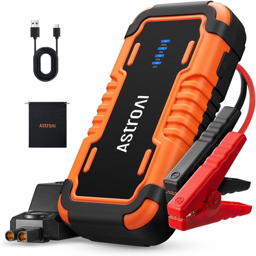 ★新品未使用★激安大特価★大人気ジャンプスターター1600Aピーク電流8.0Lまでディーゼル車/7.0Lまでガソリン車緊急始動可能 20000mhA大容量 12V 車用エンジンスターター EC5/QC3.0出力モバイルバッテリー機能 LEDライト搭載PSE認証 日本語取扱説明書 P10 ジャンプスターター 3000Aピーク電流 車用エンジンスターター 最大