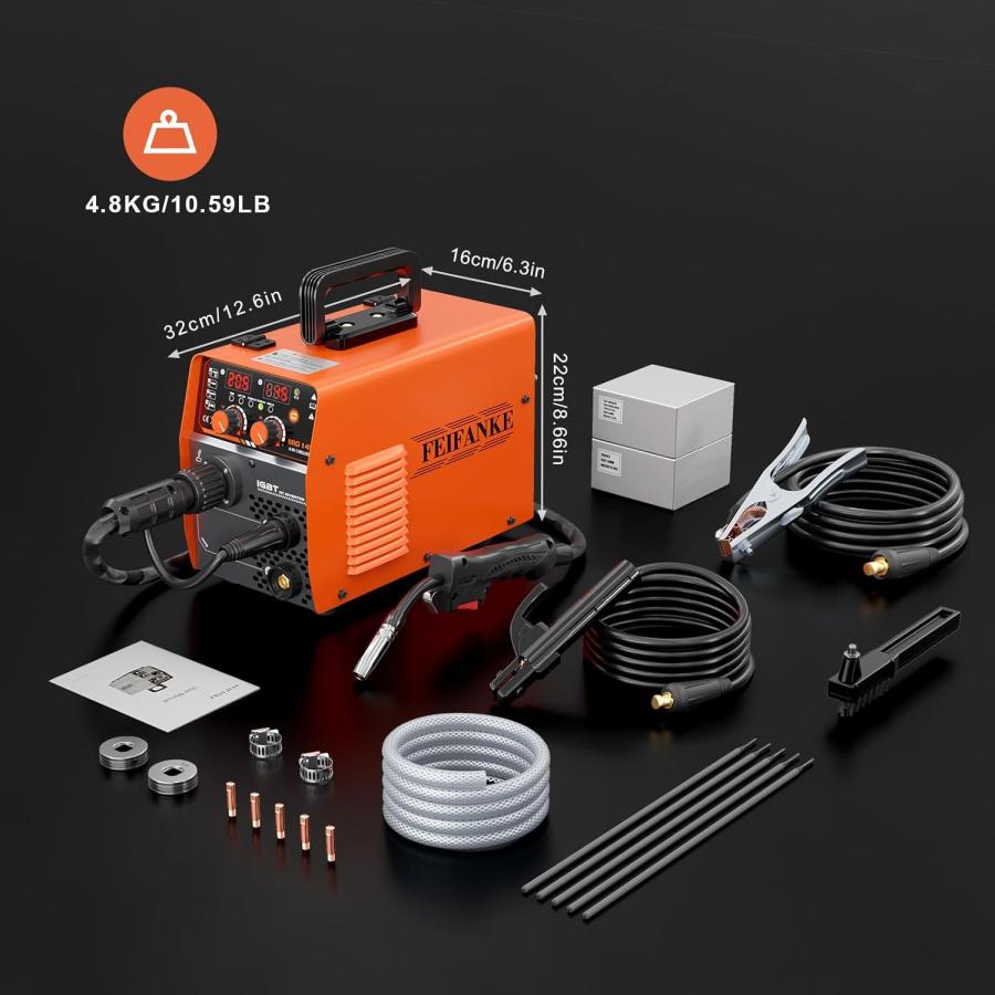 溶接機 100V/200V兼用 半自動溶接機140A ノンガスMIG/被覆アーク/リフトTIG溶接 Amazon | MIGVAN 半自動溶接機 100V 140A ノンガスMIG アーク溶接 LIFT
