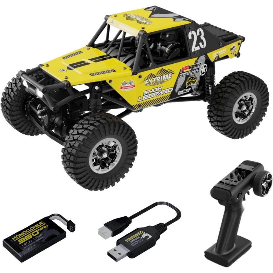 2.4GHz 4WD 1/24 RTR スノーレオパード 比例制御 RCカー リモコンカー