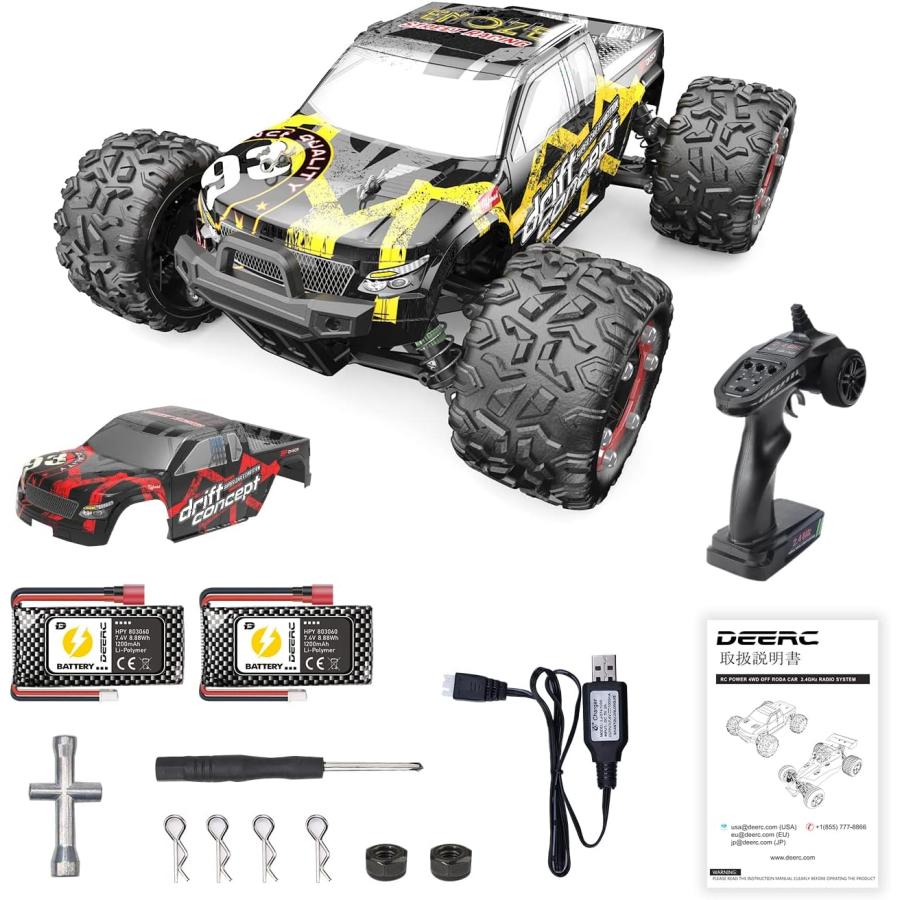 ラジコンカー オフロード 4WD こども向け 大人向け ブラシレスモーター
