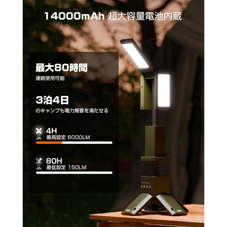 HAGOOGI　新品 ledランタン キャンプライト　1台5役 折りたたみ式 ランタン ledランタン キャンプライト 1台5役 折りたたみ式 キャンプ