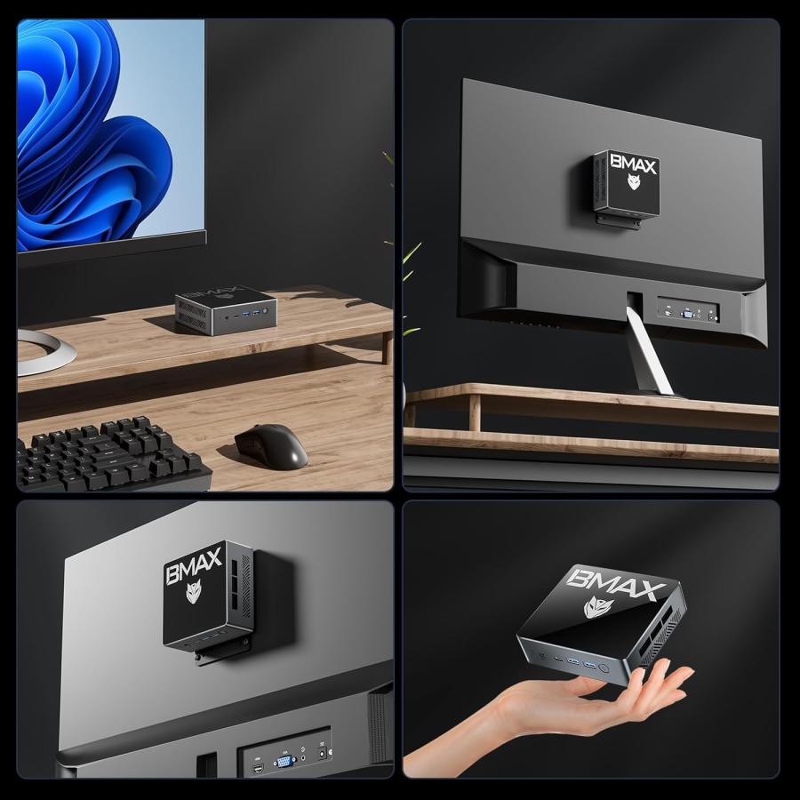 N150初登場ミニpc B4 Turbo 13thインテル Twin Lake-N150 16GB DDR4 2666MHz 1TB SSD mini pc Win11 Pro/Linux 4コア/4スレッド 最大周波数3.6GHzの画像