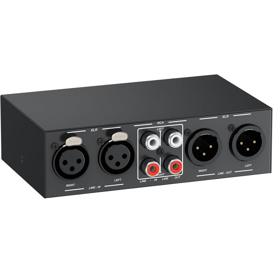 XLR+RCAオーディオスイッチャー 2入力2出力/2出力2入力 双方向