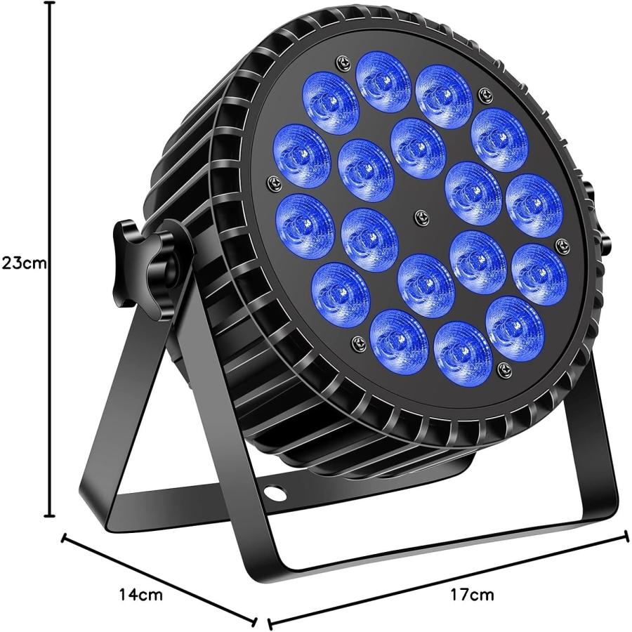 LEDステージライト パーライト 10Wx18 LED ステージライト パーライト ディスコライト舞台照明ランプ
