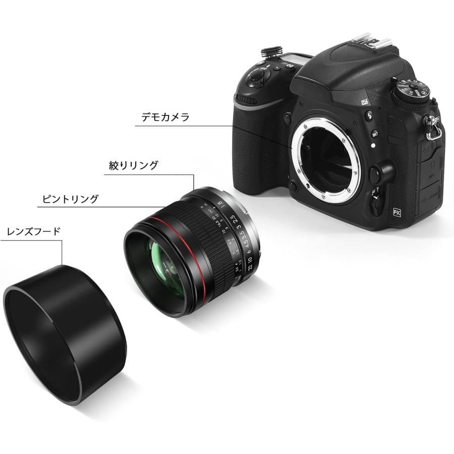 Canon EFレンズ 85mm F1.8 大口径レンズ単焦点 中望遠レンズ for EOS
