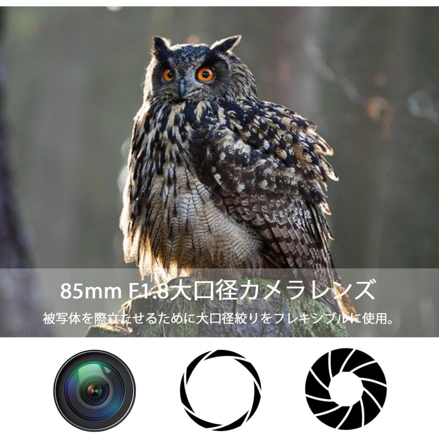 Canon EFレンズ 85mm F1.8 大口径レンズ単焦点 中望遠レンズ for EOS