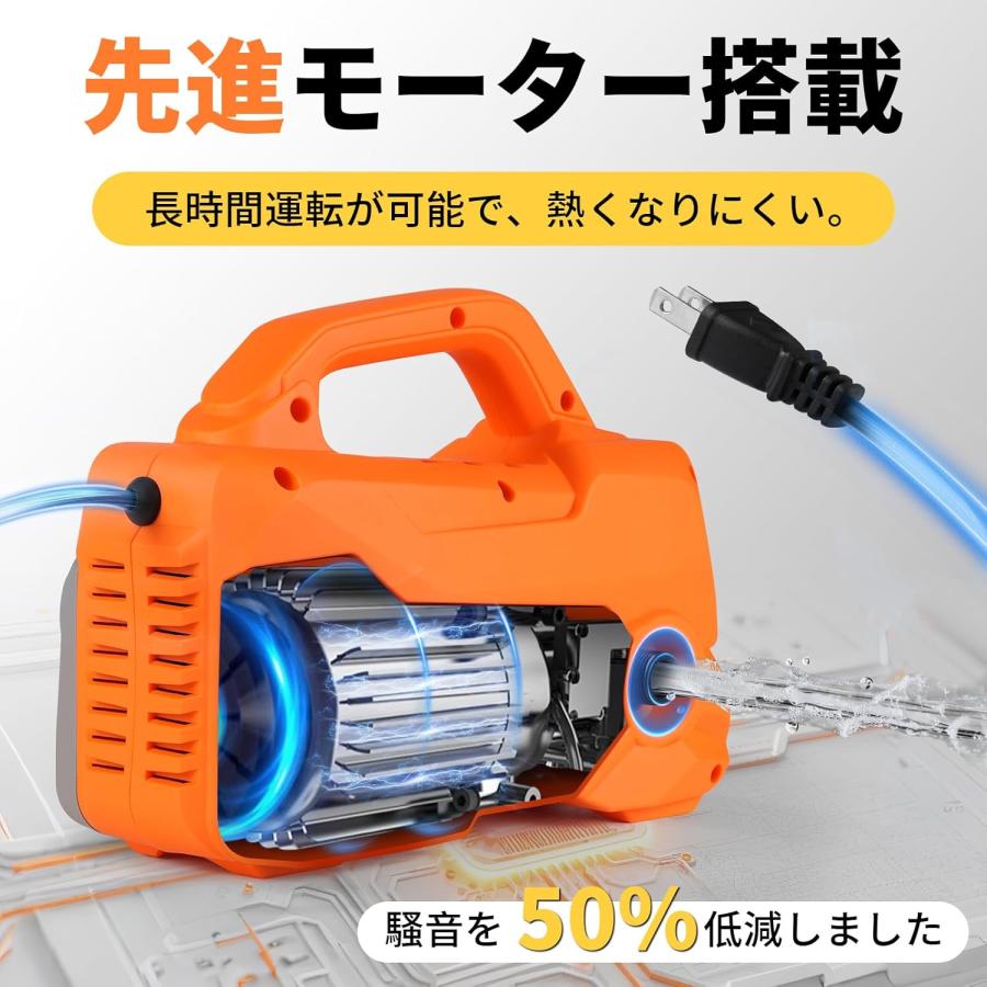 高圧洗浄機超軽量2.8kg 新型12MPaミニ高圧洗車機 コンパクト IPX5防水 