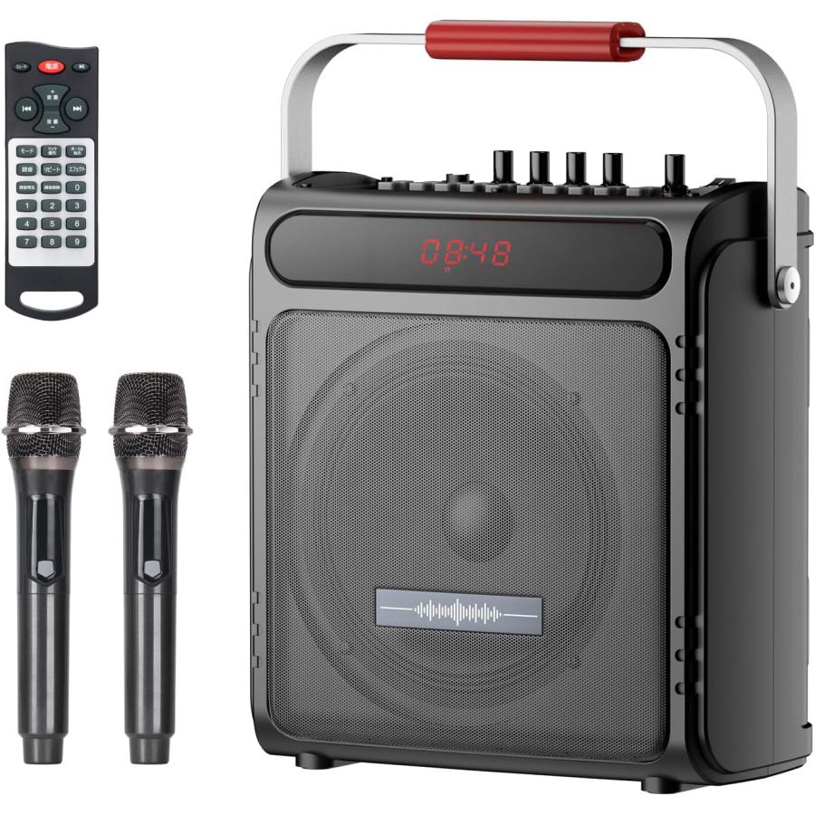 スピーカーセット カラオケセット 拡声器 Bluetooth 5.4対応