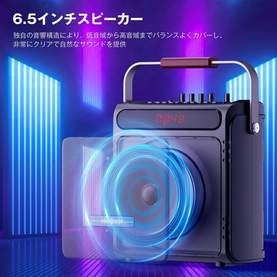 スピーカーセット カラオケセット 拡声器 Bluetooth 5.4対応