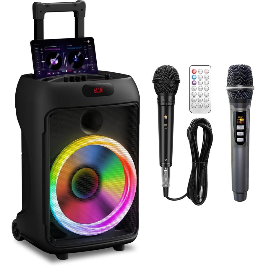 スピーカーセット カラオケ 拡声器 ワイヤレスマイク1本 Bluetooth 楽天市場】【15％OFFクーポンあり】JYX スピーカー 拡声器 ワイヤレス