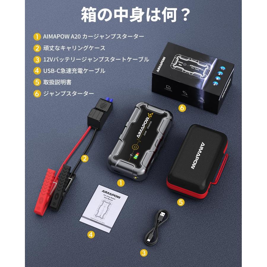 ジャンプスターター 6000A (すべてのガソリン車・10.0Lディーゼル車