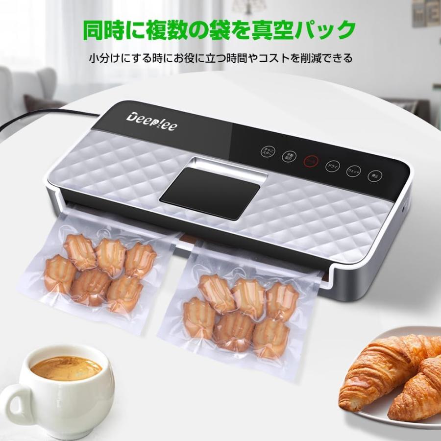 真空パック器 液体対応 フードシーラー 手動吸引 -80Kpa吸引力 