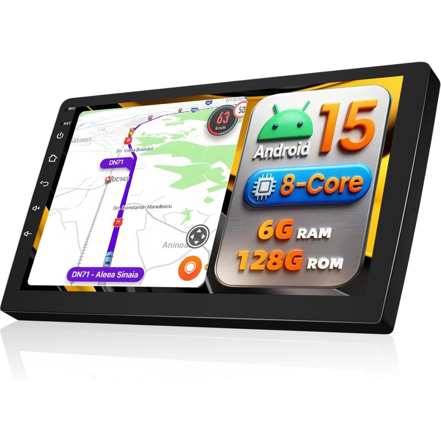 10インチ 8コア Android 2DINディスプレイオーディオ 6G+128G 