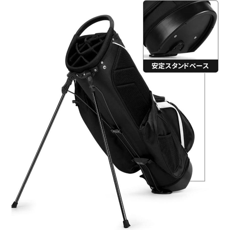 【未開封新品】ゴルフキャディバッグ 軽量2.4kg 1分割 47インチ対応 ゴルフキャディーバック 軽量 2.4kg メンズ ゴルフバック 14分割 47