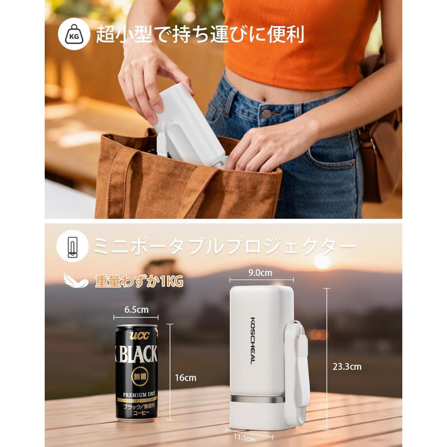 プロジェクター 家庭用 超小型 自動焦点＆自動台形補正 Android TV