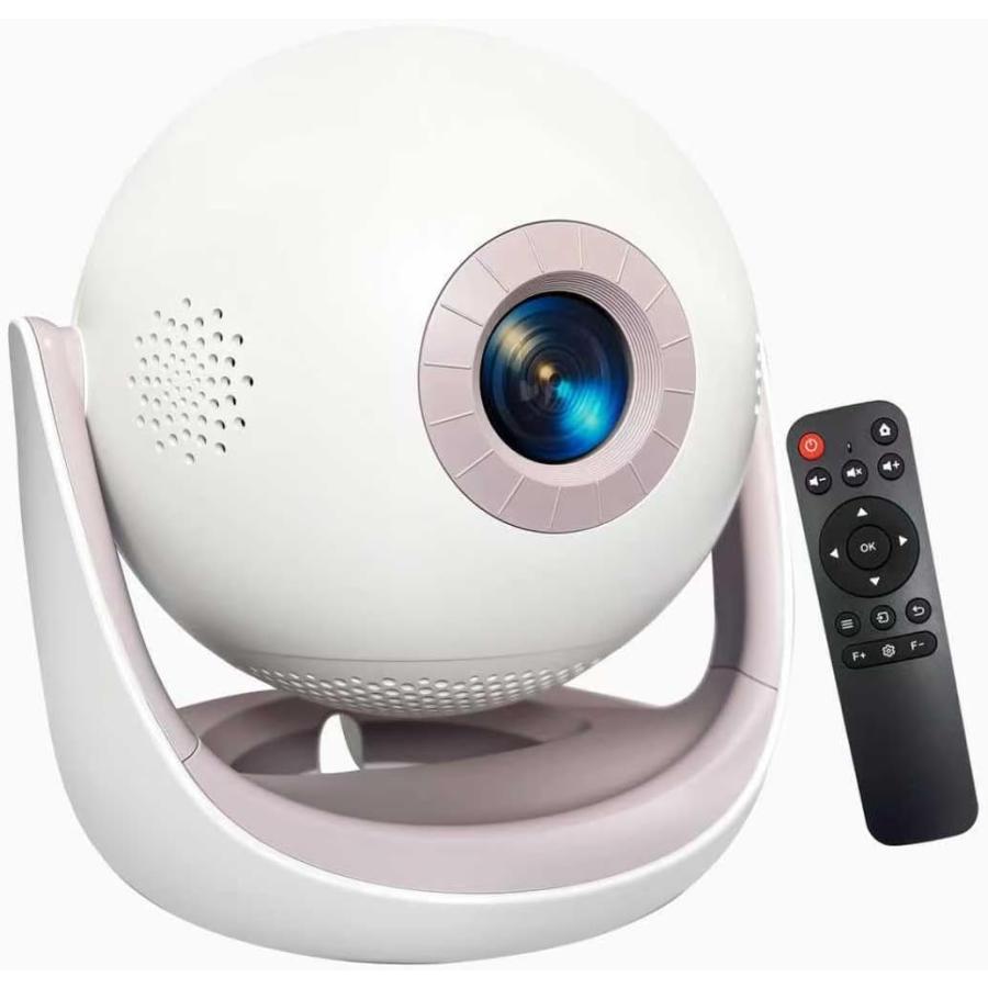 小型プロジェクター Android TV搭載 Netflix対応 ボール型 25000LM 4K