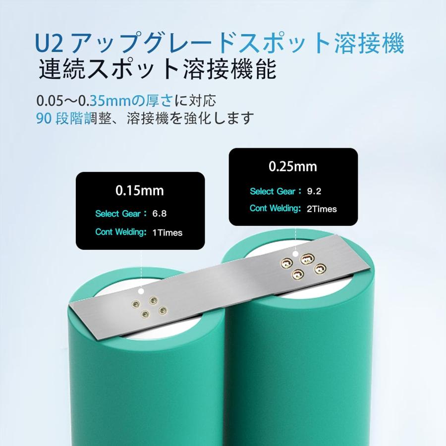 バッテリースポット溶接機、AWithZ 1.5インチ LCD スクリーンスポット