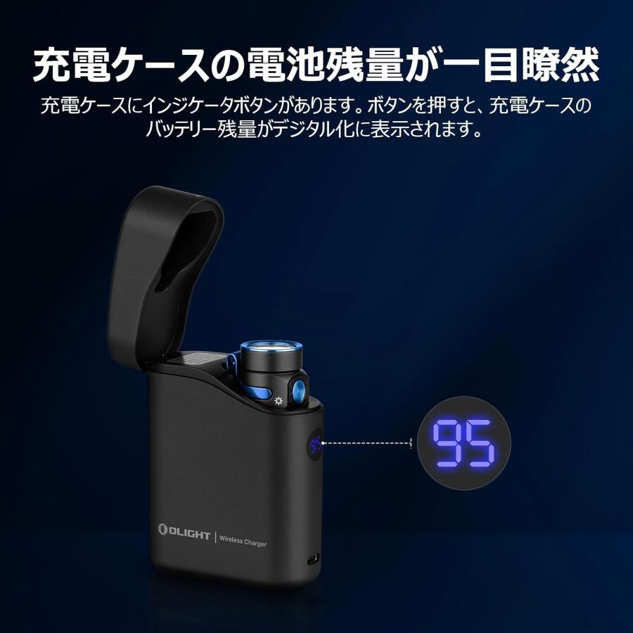 Baton 4 Kitフラッシュライト 1300ルーメン 充電ケース付き 小型 強力 無段階調光 懐中電灯 ハンディライト 充電式 キャンプ用 軽量 IPX8防水 防災 停電対策_5