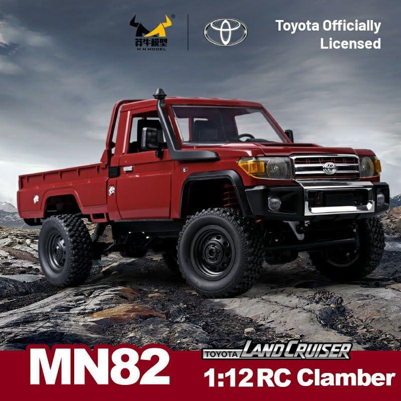 1:12 トヨタランドクルーザー79 ラジコンクローラー ラジコンカー 技適認証済み MN-82 4WD四輪駆動 オフロードカー ライセンス モデル 誕生日プレゼントの画像