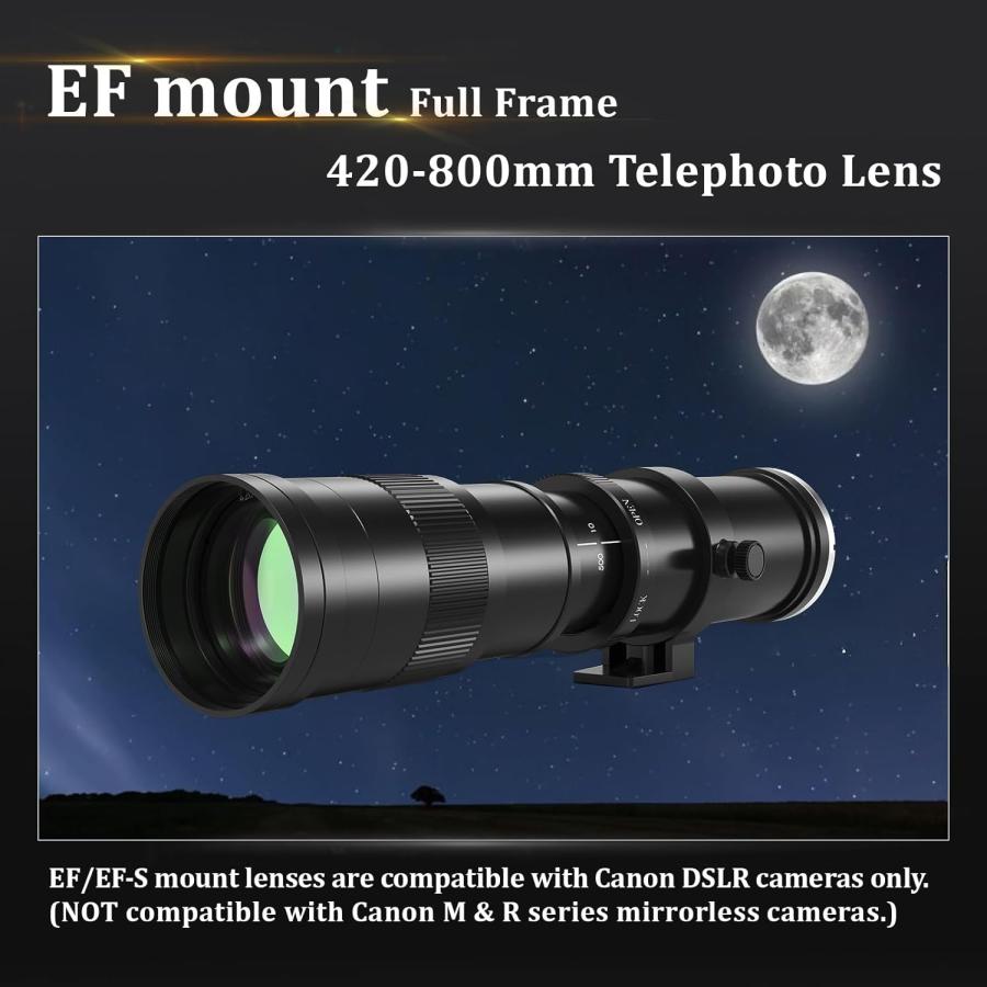 望遠レンズ 420-800mm F8.3-16 キヤノンEF/EF-S用 マニュアルズーム