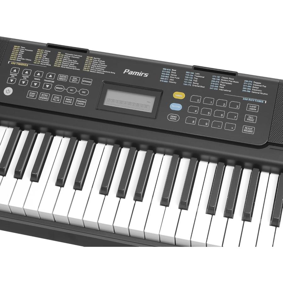 電子キーボード 61鍵 フルセット 初心者ピアノ練習用 キーボード USB