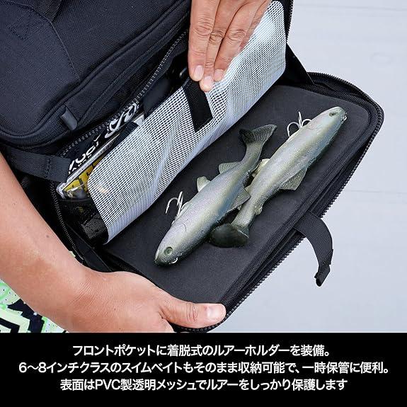 ビッグギア バッグ 釣り ビッグベイト 大容量 収納 多機能 大型 ロッドホルダー タックルバッグ フィッシングバッグ カバン リュック バッカン_6