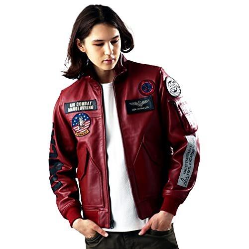 超安い メンズ Gun Jacket Top Leather Cwu レザージャケット アヴィレックス Avirex アヴィレックス トップス