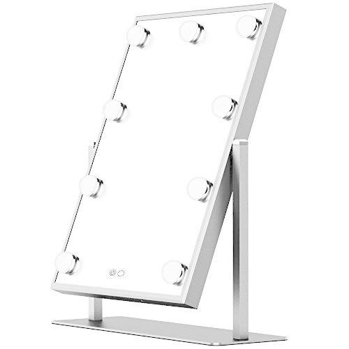 全ての Wonstart 女優化粧鏡 ハリウッドミラー 9個led電球付 ２つの色温度 明るさ調整可能 女優ライト 卓上 Ledミラー シル 第1位獲得 Huongnghiepaau Edu Vn