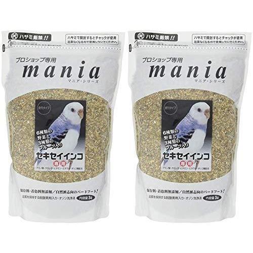 mania(マニア) プロショップ専用 セキセイインコ 3L×2袋｜moaa-store｜02