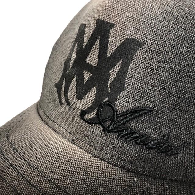 AMIRI（アミリ） MA SCRIPT CANVAS ベースボール キャップ AMSAHE1066