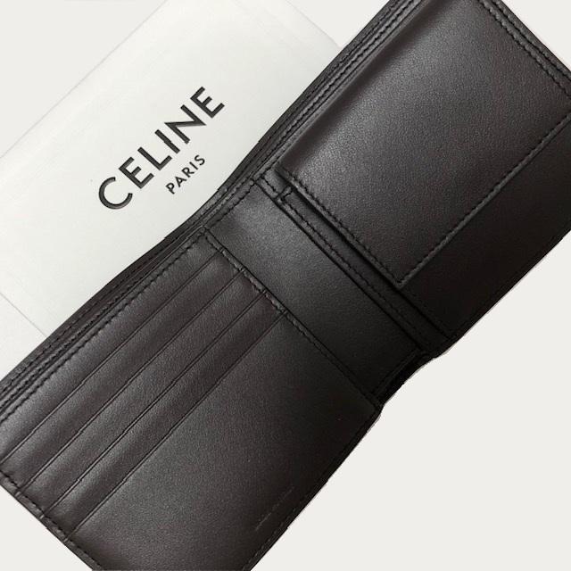 CELINE（セリーヌ） 二つ折り 財布 エスプレッソ 10C873GTZ 19ES : も