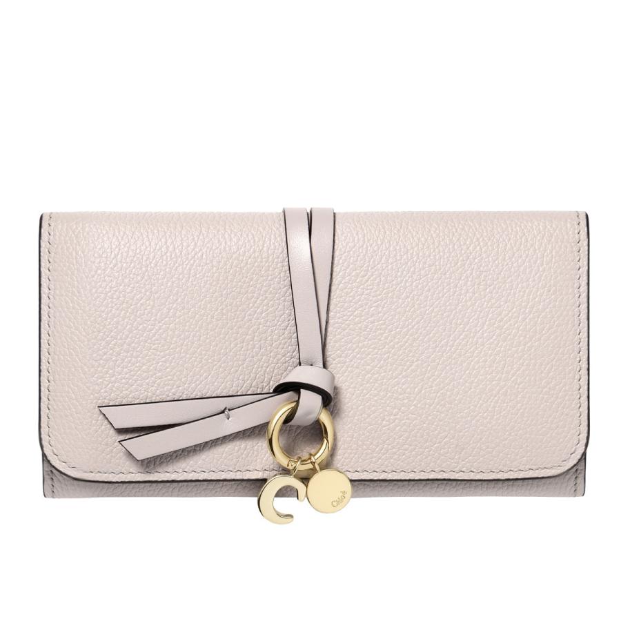 Chloe CHLOE クロエ アルファベット 長財布 ワイルドグレー Chloe CHLOE クロエ アルファベット 長財布 ワイルドグレー
