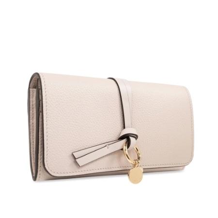 クロエ CHLOE 財布 レディース 二つ折り長財布 アルファベット グレー クロエ Chloe 長財布 アルファベット グレー レディース Chloe