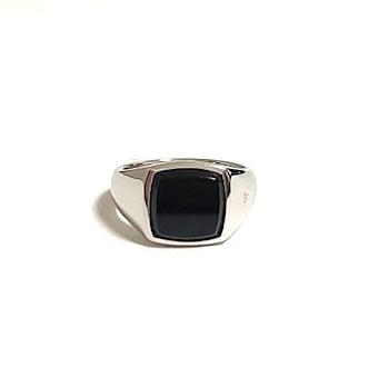 TOM WOOD トムウッド Kay Ring Polished Onyx オニキスの画像