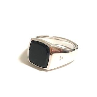 TOM WOOD トムウッド Kay Ring Polished Onyx オニキスの画像