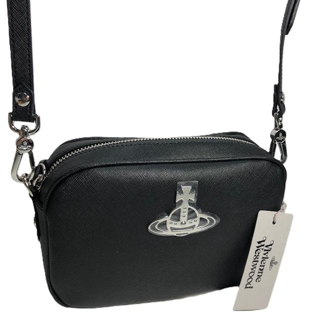 VIVIENNE WESTWOOD ヴィヴィアンウエストウッド ANNA  カメラ バッグ サフィアーノ 48020003US000Bの画像
