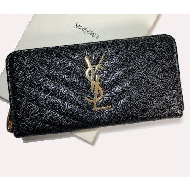 SAINT LAURENT YSL モノグラム サンローラン フルジップウォレット