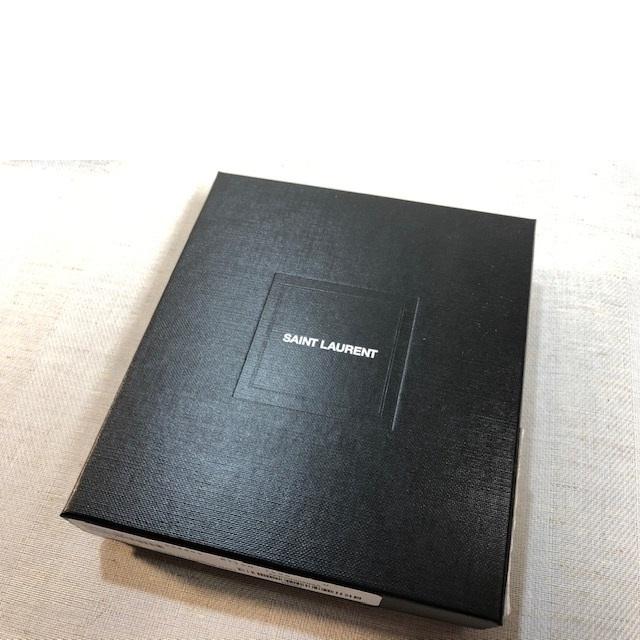 SAINT LAURENT サンローラン 二つ折り 財布 コインポケット付き　396303BTY0N1000の画像