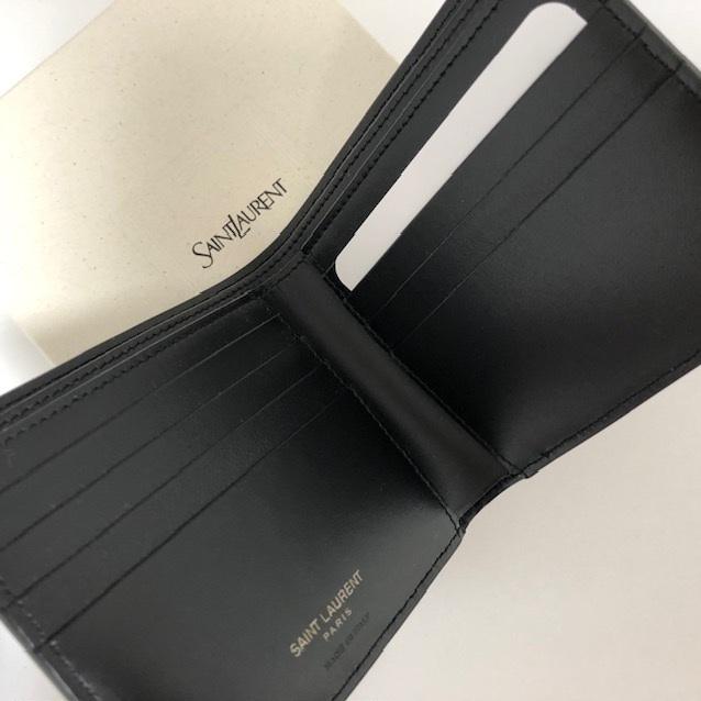 SAINT LAURENT サンローラン タイニーカサンドラ 二つ折り 財布
