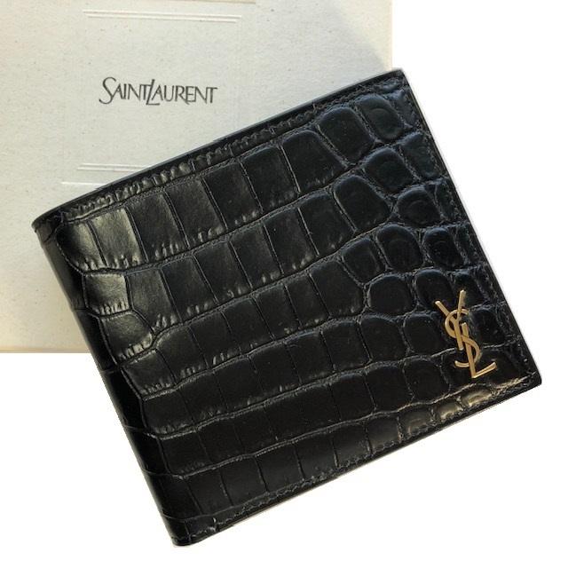 ☆送料関税込 SAINT LAURENT タイニーカサンドラ 二つ折り財布☆ SAINT LAURENT サンローラン タイニーカサンドラ 二つ折り 財布