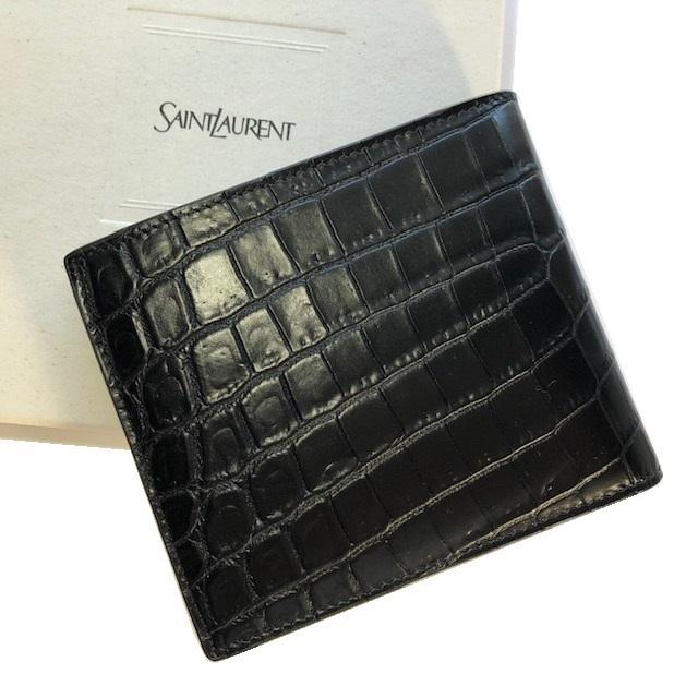 SAINT LAURENT サンローラン タイニーカサンドラ 二つ折り 財布