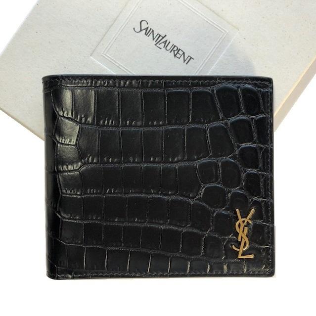 サンローラン 二つ折り 財布 SAINT LAURENT サンローラン タイニーカサンドラ 二つ折り 財布 607727